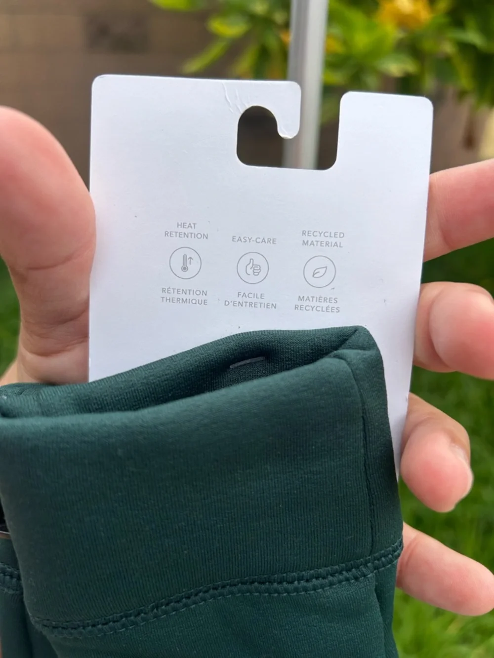 Athleta Women’s Softshell Gloves — Deep Green